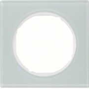 Рамка 1 местная белое стекло 10112209 Berker R3