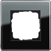 Рамка 1-пост, Gira Esprit Glass C черное стекло 0211505