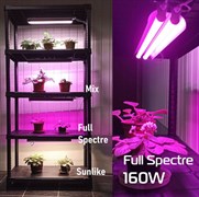 Cтеллаж для растений Optimus 900 X1 с подсветкой FullSpectre