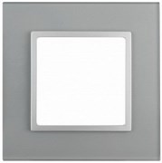 1 постовая рамка алюминий ЭРА Элеганс 14-5101-03