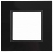 1 постовая рамка черная ЭРА Элеганс 14-5101-05