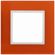 1 постовая рамка оранжевая ЭРА Элеганс 14-5101-22