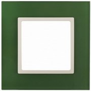 1 постовая рамка зеленая ЭРА Элеганс 14-5101-27