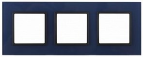 3 постовая рамка синий ЭРА Элеганс 14-5103-29