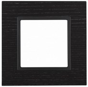 1 постовая рамка черное дерево ЭРА Элеганс 14-5301-05