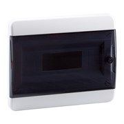 Корпус пластиковый Встраиваемый OptiBox P-BVK-2-12-IP41 Прозрачная черная дверь