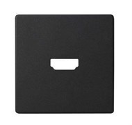 Simon S82 Concept Матовый черный, Накладка для розетки HDMI