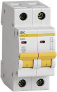 Автоматический выключатель IEK ВА47-29 40А 2п MVA20-2-040-B, 4.5кА, B