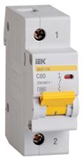 Автоматический выключатель IEK ВА47-100 80А 1п MVA40-1-080-C, 10кА, C