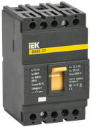 Автоматический выключатель IEK ВА88-32 3П 12.5А SVA10-3-0012, 25кА