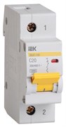 Автоматический выключатель IEK ВА47-100 20А 1п MVA40-1-020-C, 10кА, C