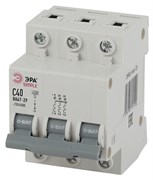 Автоматический выключатель ЭРА ВА 47-29 SIMPLE 40А 3п Б0039242, C, 4.5кА