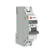 Автоматический выключатель EKF PROxima ВА 47-63M 10А 1п mcb4763m-6-1-10C-pro, C, 6кА, электромагнитный