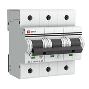 Автоматический выключатель EKF PROxima ВА 47-125 80А 3п mcb47125-3-80C, C, 15кА