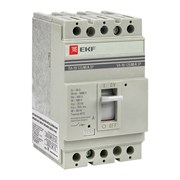 Автоматический выключатель EKF PROxima 3П 80А mccb99-125-80, 25кА