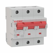 Автоматический выключатель DKC YON MD125 80А 3п MD125-3D80, 20кА, D