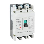 Автоматический выключатель EKF ВА-99МL Basic 3П 100/80А mccb99-100-80mi, 18кА