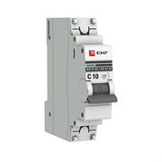 Автоматический выключатель EKF ВА 47-63 PROxima 10А 1п mcb4763-1-10C-pro, 4.5кА, C