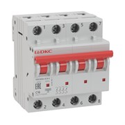 Автоматический выключатель DKC YON MD63 63А 4п MD63-4C63-6, 6кА, C