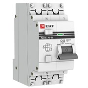 EKF PROxima АД-32 Диф. Автомат (C)  1P+N 63А/30мА тип АС 4,5кА , электронный DA32-63-30-pro