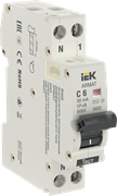 IEK ARMAT АВДТ B06S 1P+NP C6 30мА тип AC (18мм) AR-B06S-1N-C06C030