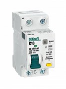 Dekraft Дифференциальный автомат (АВДТ) 1Р+N 10А 30мА тип AC х-ка C ДИФ-103 4.5кА 16051DEK