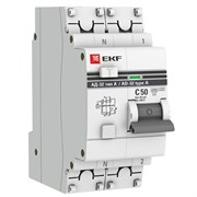 EKF PROxima АД-32 Диф. Автомат (C)  1P+N 50А/30мА тип А 4,5кА DA32-50-30-a-pro