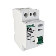 Dekraft ВДТ 2P 80А 100мА тип AC 6кА УЗО-03 14220DEK Dekraft ВДТ 2P 80А 100мА тип AC 6кА УЗО-03 14220DEK