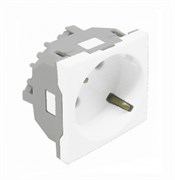 Встраиваемая розетка c защитными шторками (тип Schuko) 45х45 мм Efapel Safety Earth Socket (Schuko Type) - 2 Modules