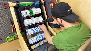 Работы по сборке щитка за 1 модуль