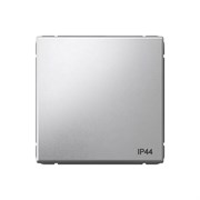 Systeme Electric ArtGallery Алюминий Переключатель 1-клавишный IP44, 10АХ, механизм, быстрозажим. клем. GAL440361S