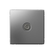 ArtGallery Сталь TV Розетка оконечная 1DB, механизм GAL000991