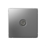 ArtGallery Сталь TV Розетка проходная 4DB, механизм GAL000992 ArtGallery Сталь TV Розетка проходная 4DB, механизм GAL000992