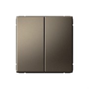Systeme Electric ArtGallery Мокко Переключатель 2-клавишный, 10АХ, механизм, быстрозажим. клем. GAL000665S