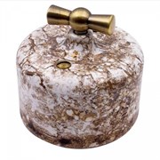 Bironi Ришелье керамика мрамор выключатель 1-клавишный. R1-210-09