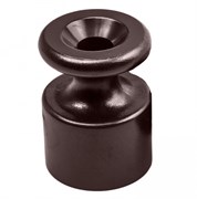 Bironi Ришелье пластик коричневый изолятор 10шт/уп R1-551-22-10