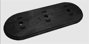 BIRONI Ришелье Дерево Угольно-черный Рамка 3-ая RF1-630-119