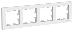 Systeme Electric AtlasDesign Лотос Рамка 4-ая, универсальная ATN001304 Systeme Electric AtlasDesign Лотос Рамка 4-ая, универсальная ATN001304