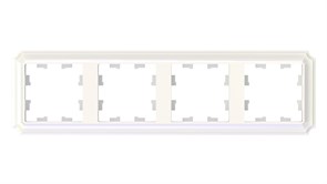 Systeme Electric AtlasDesign Antique жемчуг рамка 4-ая, универсальная ATN100404 Systeme Electric AtlasDesign Antique жемчуг рамка 4-ая, универсальная ATN100404