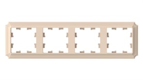 Systeme Electric AtlasDesign Antique песочный рамка 4-ая, универсальная ATN101204