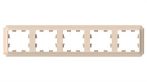 Systeme Electric AtlasDesign Antique песочный рамка 5-ая, универсальная ATN101205