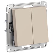 Systeme Electric AtlasDesign песочный переключатель 2-клавишный, сх.6/2, 10АХ, механизм ATN001265