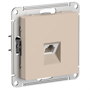 Systeme Electric AtlasDesign песочный розетка компьютерная RJ45, кат. 5Е, механизм ATN001283