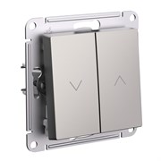 Systeme Electric AtlasDesign шампань выключатель 2-клавишный жалюзи, 10А, механизм ATN000519