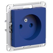 Systeme Electric AtlasDesign аквамарин розетка без заземления, со шторками, 16А, механизм ATN001149 Systeme Electric AtlasDesign аквамарин розетка без заземления, со шторками, 16А, механизм ATN001149
