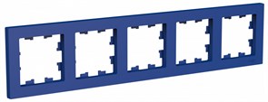 Systeme Electric AtlasDesign аквамарин рамка 5-ая, универсальная ATN001105 Systeme Electric AtlasDesign аквамарин рамка 5-ая, универсальная ATN001105