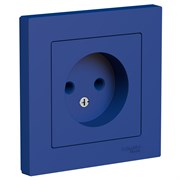 Systeme Electric AtlasDesign аквамарин розетка без заземления, 16А, в сборе ATN001140 Systeme Electric AtlasDesign аквамарин розетка без заземления, 16А, в сборе ATN001140