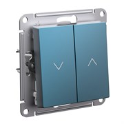 Systeme Electric AtlasDesign изумруд выключатель 2-клавишный жалюзи, 10А, механизм ATN000819 Systeme Electric AtlasDesign изумруд выключатель 2-клавишный жалюзи, 10А, механизм ATN000819