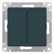 Systeme Electric AtlasDesign изумруд переключатель 2-клавишный перекрестный, 2 x сх. 7, 10АХ, механизм ATN000873 Systeme Electric AtlasDesign изумруд переключатель 2-клавишный перекрестный, 2 x сх. 7, 10АХ, механизм ATN000873