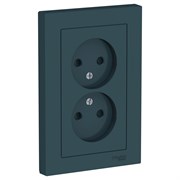 Systeme Electric AtlasDesign изумруд розетка без заземления, двойная, со шторками,16А, в сборе ATN000822 Systeme Electric AtlasDesign изумруд розетка без заземления, двойная, со шторками,16А, в сборе ATN000822